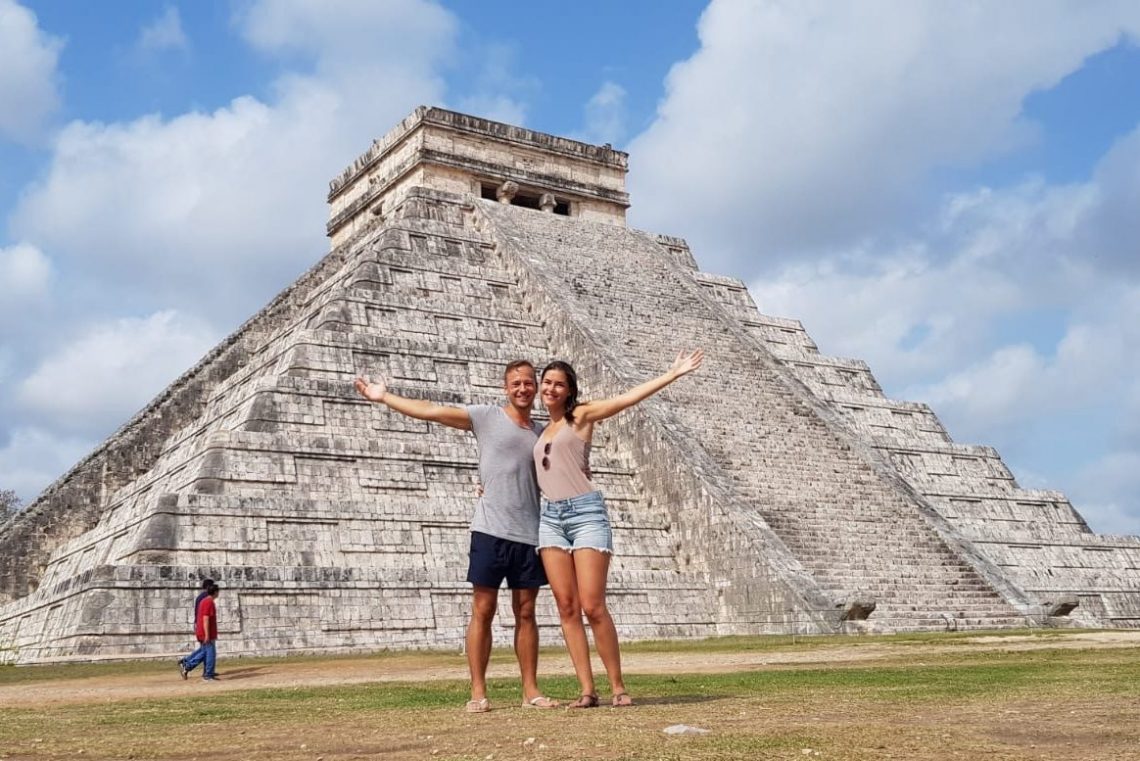 Maya tempel Mexico Cancun Midden Amerika