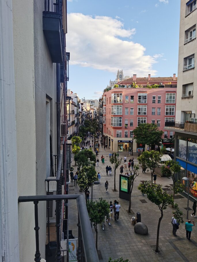 Fuencarral Madrid balcony view