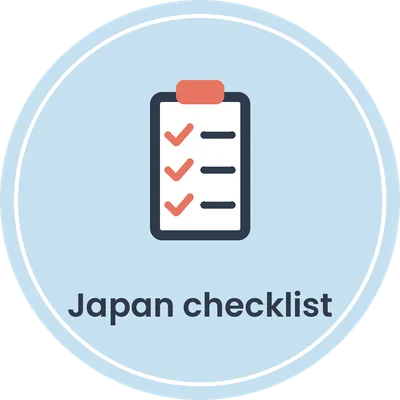 Japan checklist